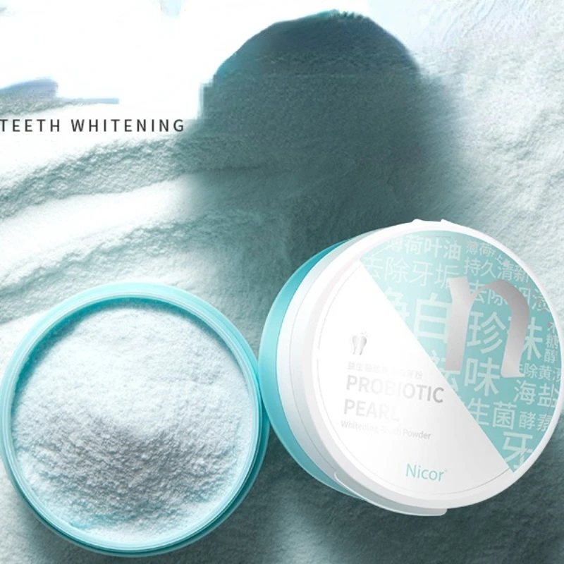 Teeth Whitening Enzymes - 50g Tooth Powder To Prevent Plaque