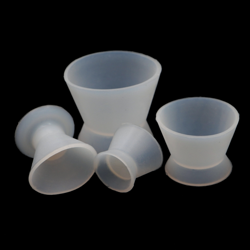 Teeth Whitening Lab - 4pcs Dental Materials Mixing Cup Silicone