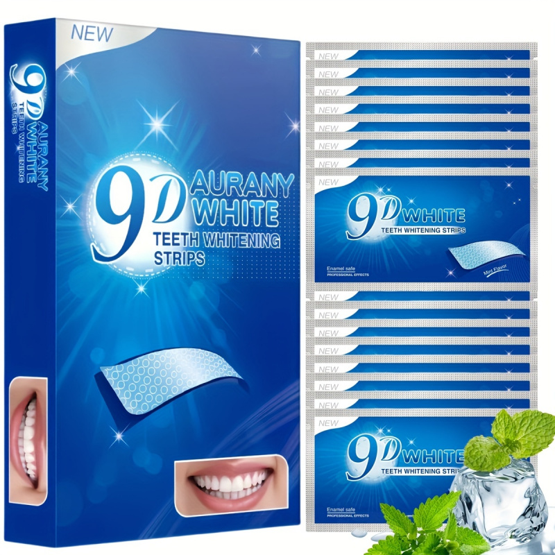 Teeth Whitening Gel - 21 Pairs of 9D Aurany White