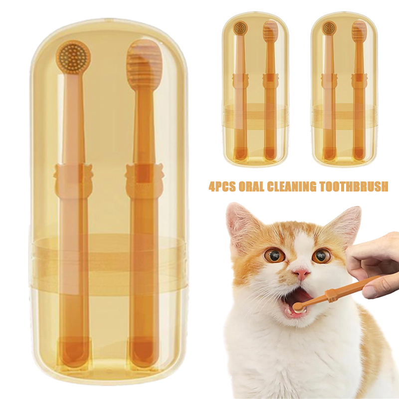 Teeth Whitening Toothpaste - Teeth Whitening Dog Cat Silicone Soft