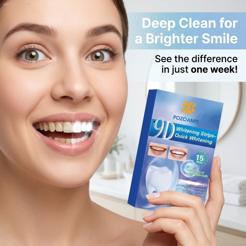 Teeth Whitening Toothpaste - Teeth-Whitening And Brightening Strips