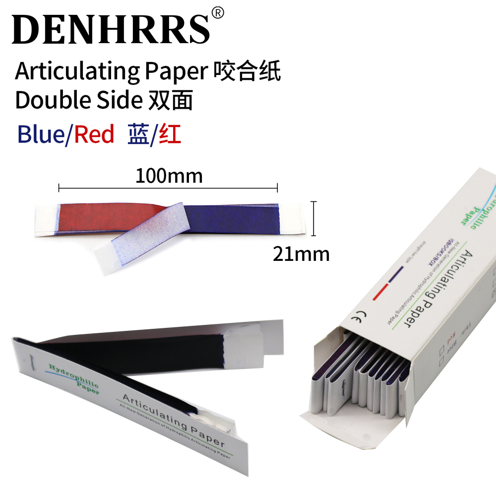 Teeth Whitening Lab - Articulating Paper Dentist Lab Products Double-sided