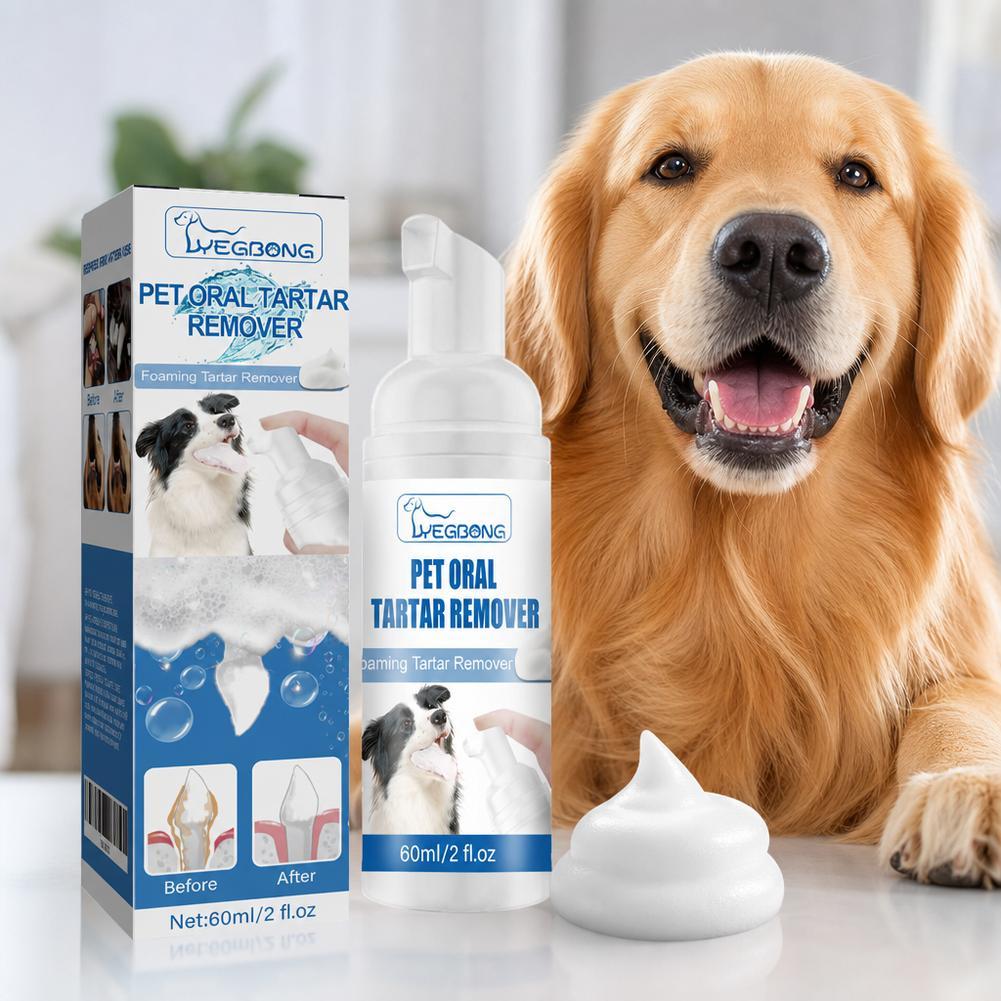 Teeth Whitening Brush - 60ml Pet Oral Care Foaming Cleanser