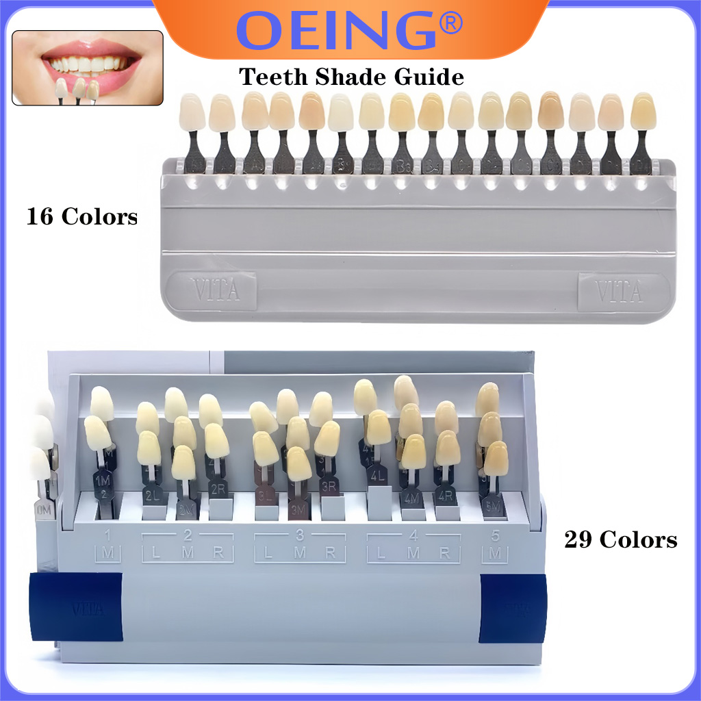Teeth Whitening Shade Guide - 29/16 Colors Teeth Shade Guide Ceramic