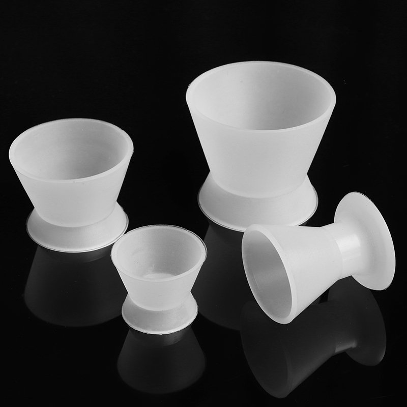 Teeth Whitening Lab - 4pcs Dentist Materials Silicone Mixing Bowl
