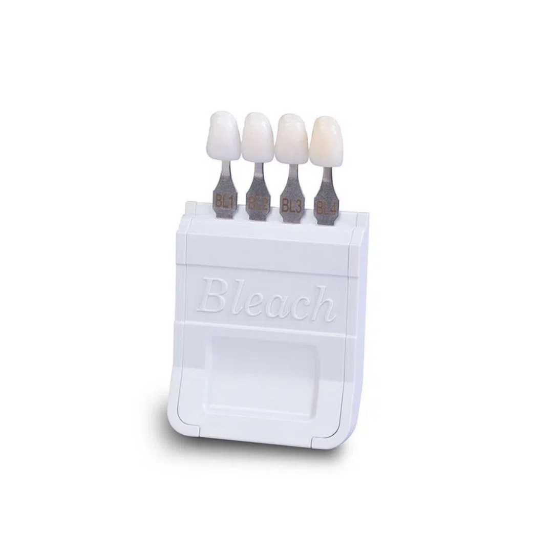 4 Colors Dental Bleached Shade - Teeth Whitening Shade Guide review and price