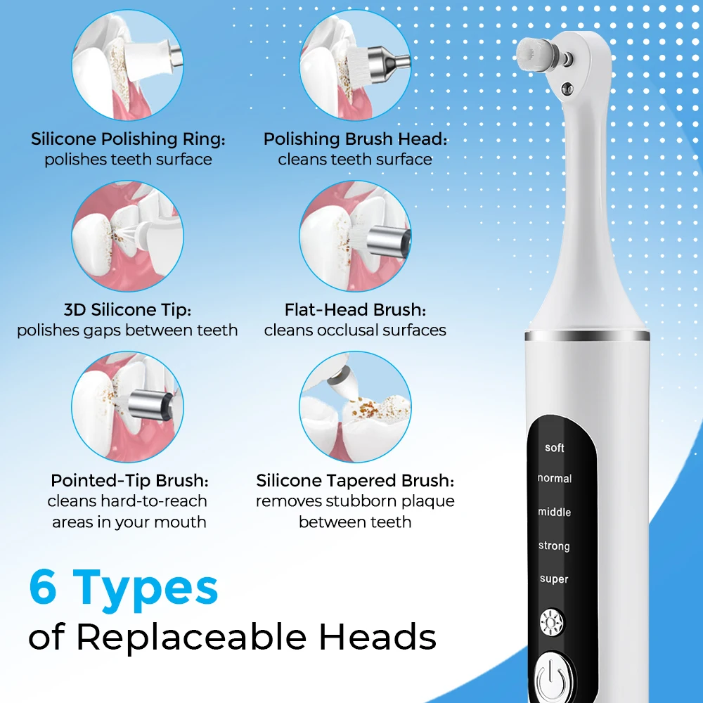 Electric Tooth Polisher Teeth  - Teeth Whitening Brush review and price
