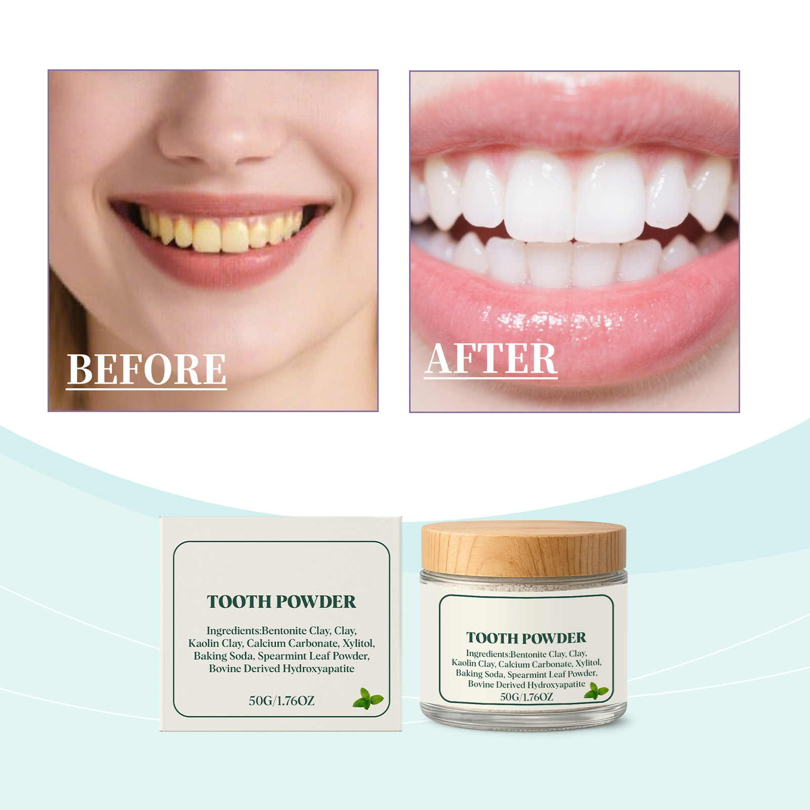 Peppermint stain-removing toot - Teeth Whitening Ingredients review and price