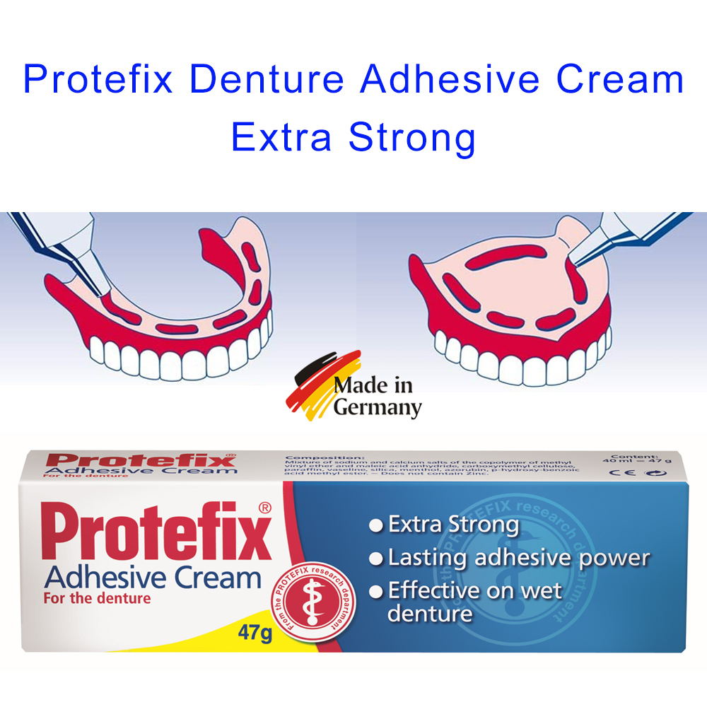 Protefix Adhesive Cream For De - Teeth Whitening Ingredients review and price