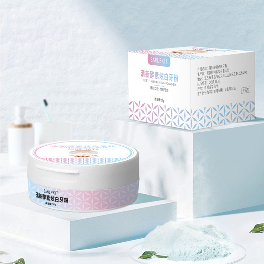 2 Types Teeth Whitening Powder - Teeth Whitening Enzymes review and price