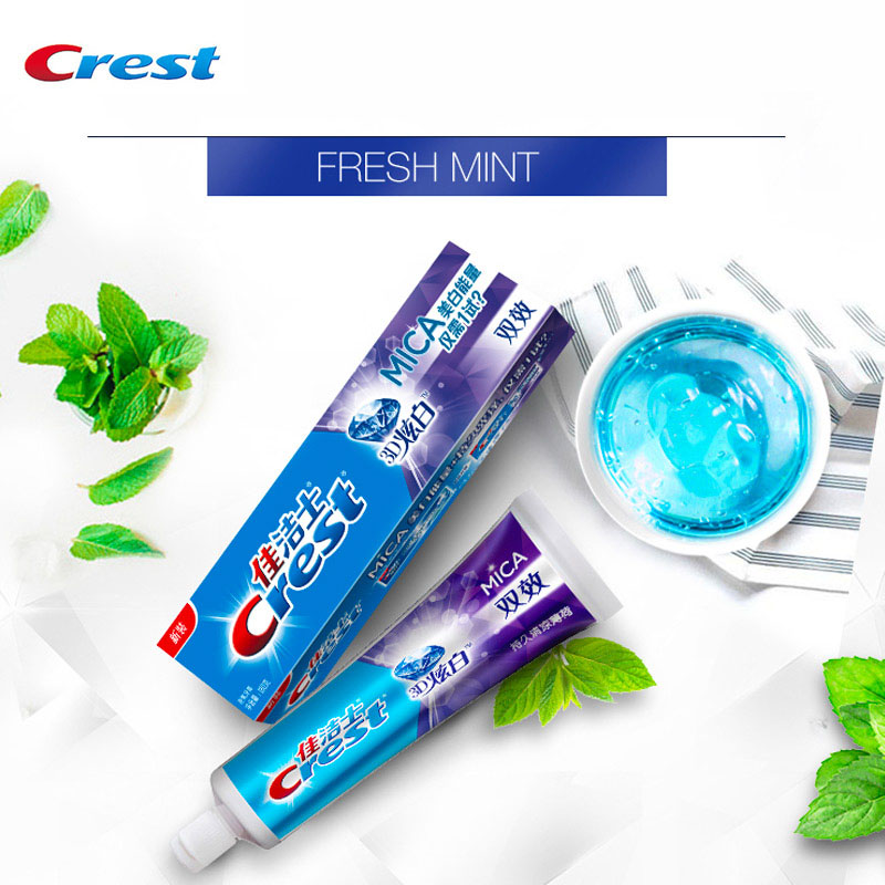 Crest 3D MICA Toothpaste Fluor - Teeth Whitening Toothpaste review and price