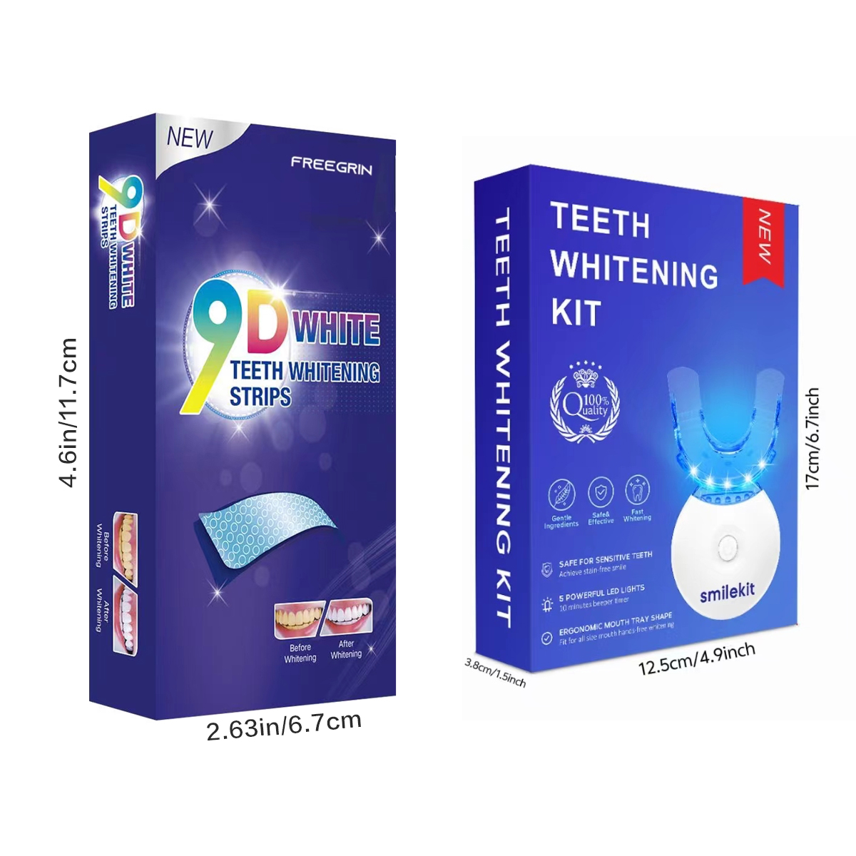 Teeth Whitening Kit - 5X LED L - Teeth Whitening Gel review and price