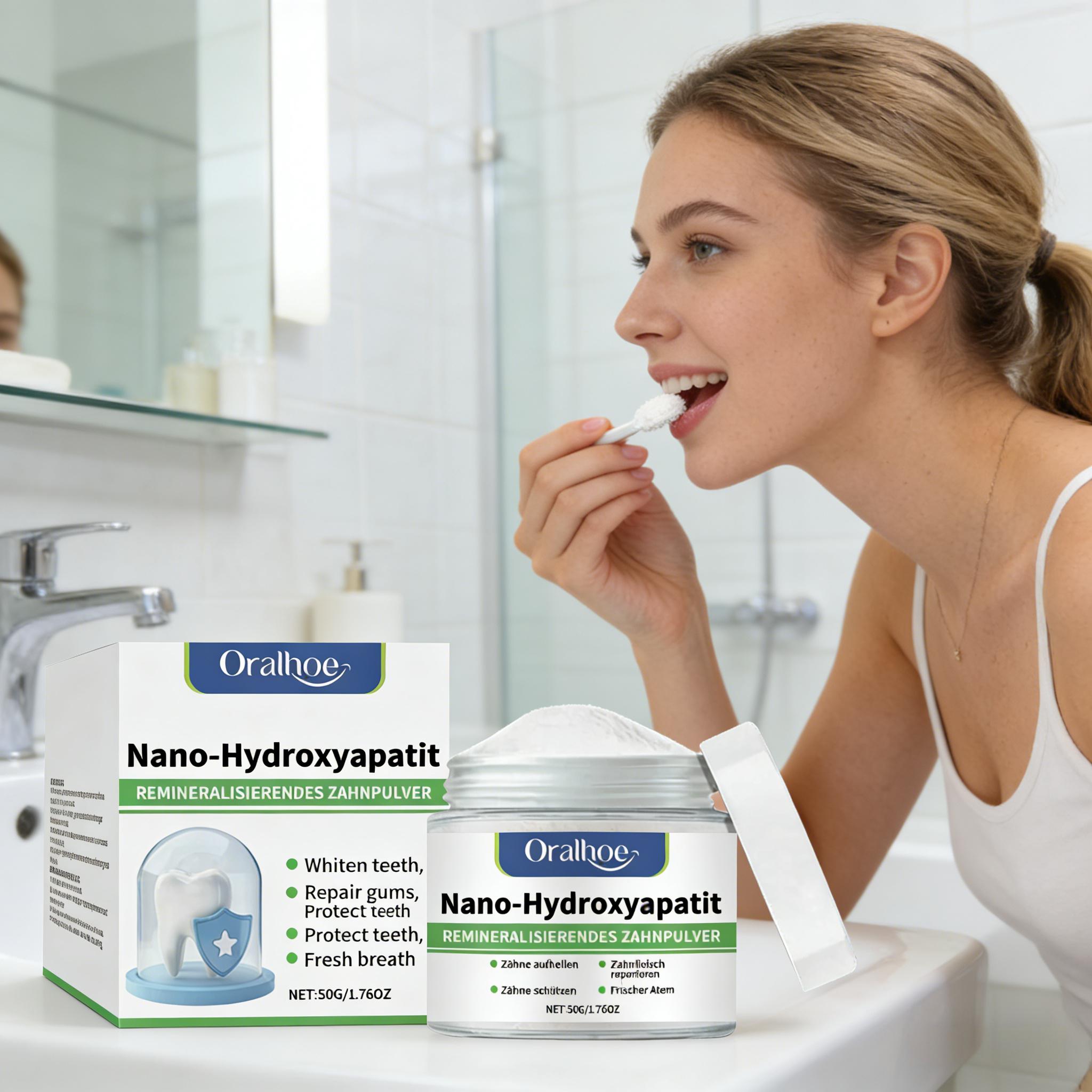 Oralhoe Whitening Tooth Powder - Teeth Whitening Ingredients review and price