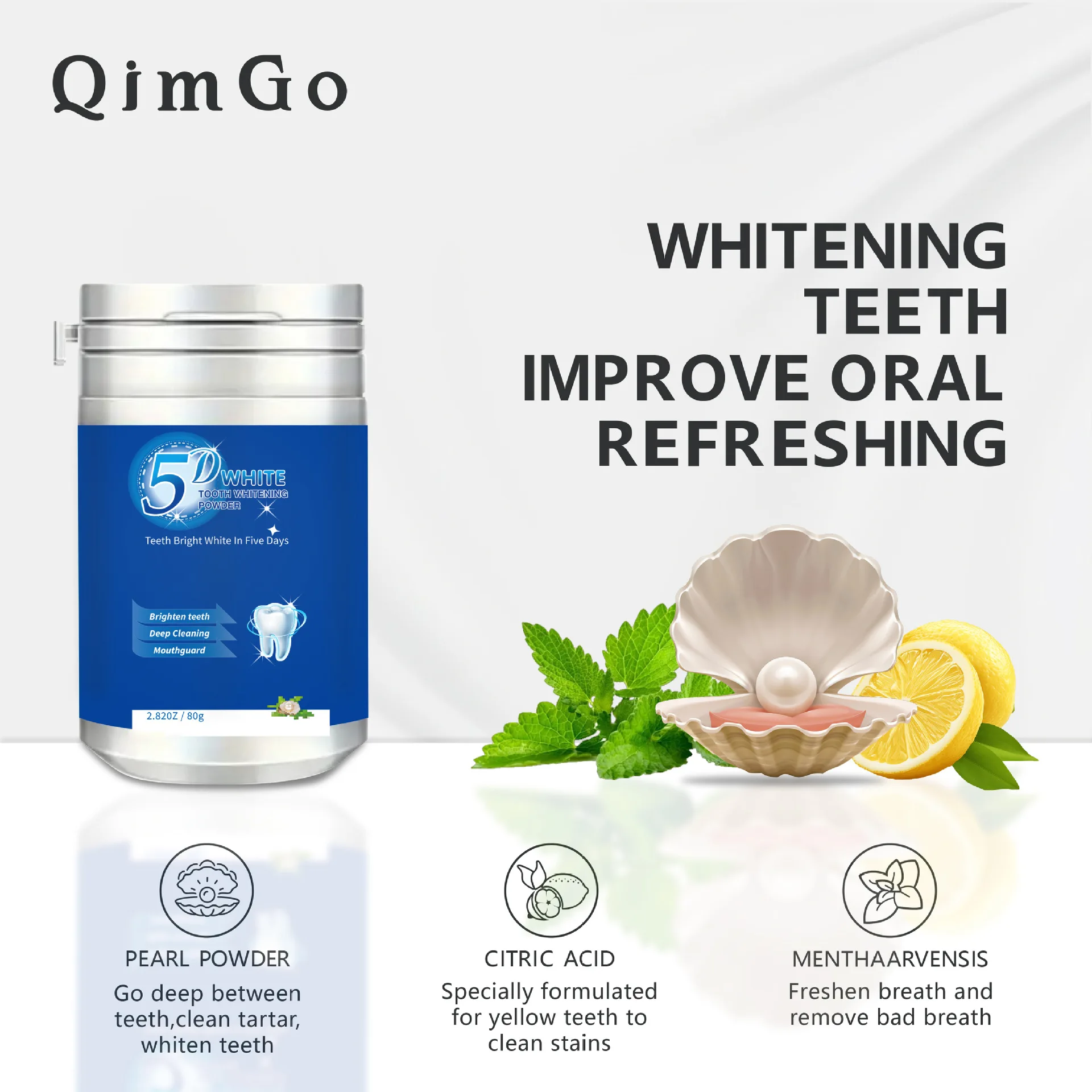 5D 80g Blue Enzyme Teeth White - Teeth Whitening Enzymes review and price