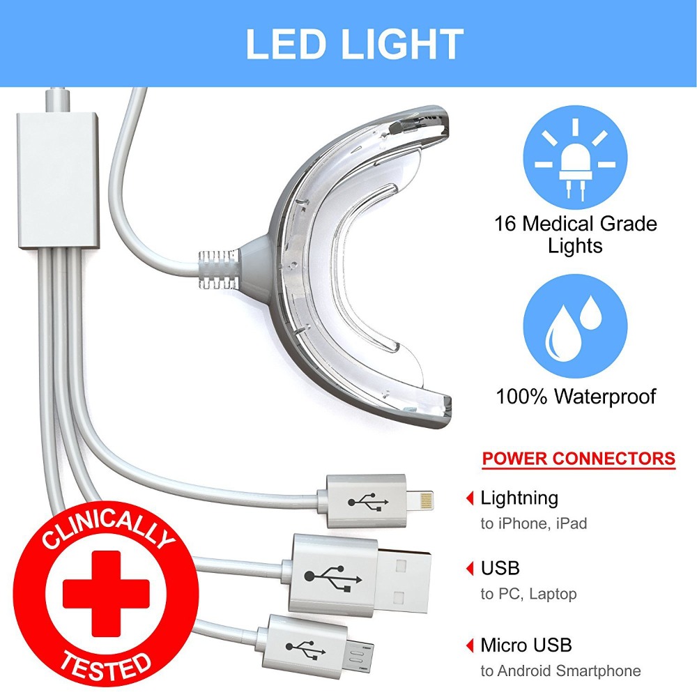 3 in1 Teeth Whitening Lamp 16  - Teeth Whitening Accelerator review and price