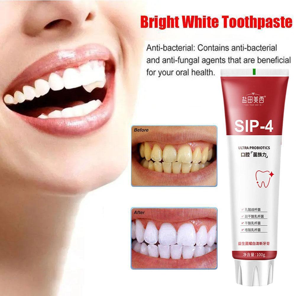 100g Sip-4 Probiotic Whitening - Teeth Whitening Toothpaste review and price
