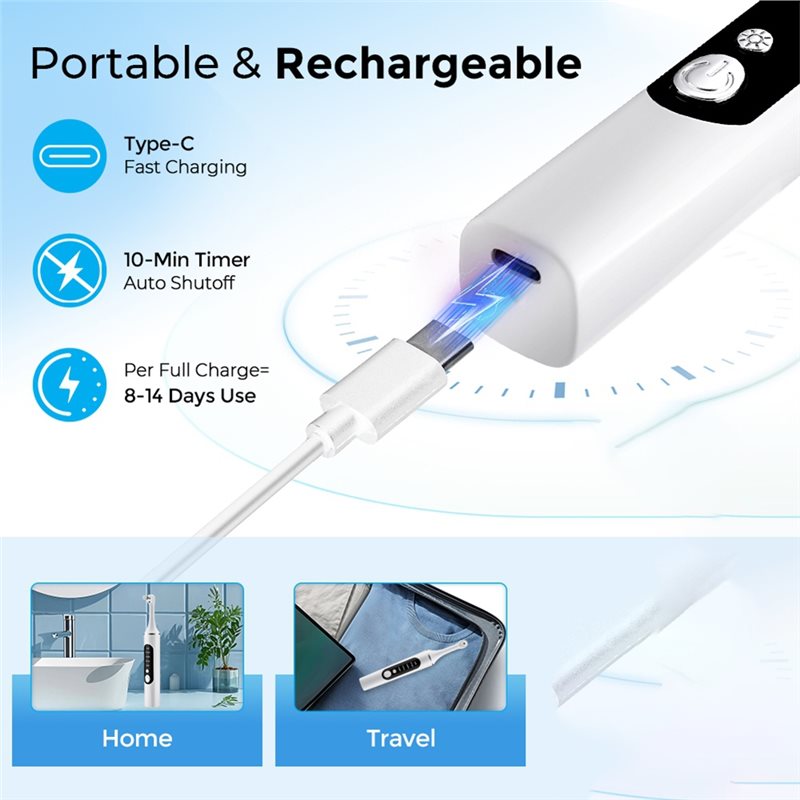 A83G-LED Light Rechargeable El - Teeth Whitening Brush review and price