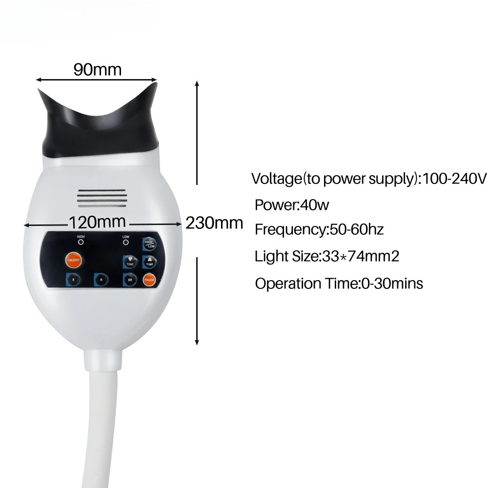 Adjustable 3 Colors LED Teeth  - Teeth Whitening Accelerator review and price