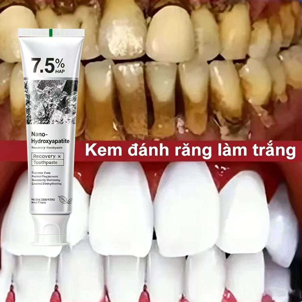 7.5% Hydroxyapatite Probiotic  - Teeth Whitening Toothpaste review and price
