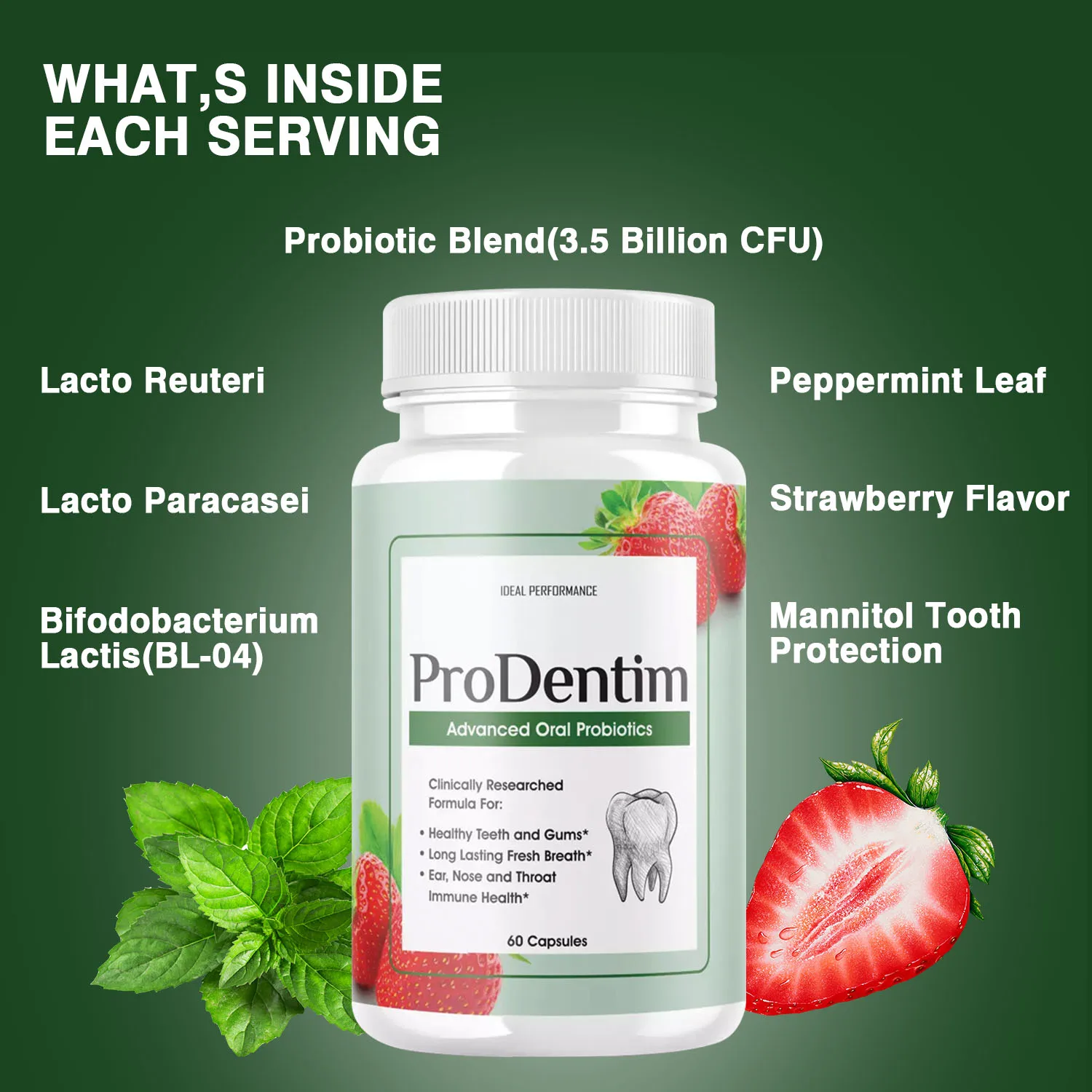 Advanced Oral Probiotics - Fre - Teeth Whitening Enzymes review and price