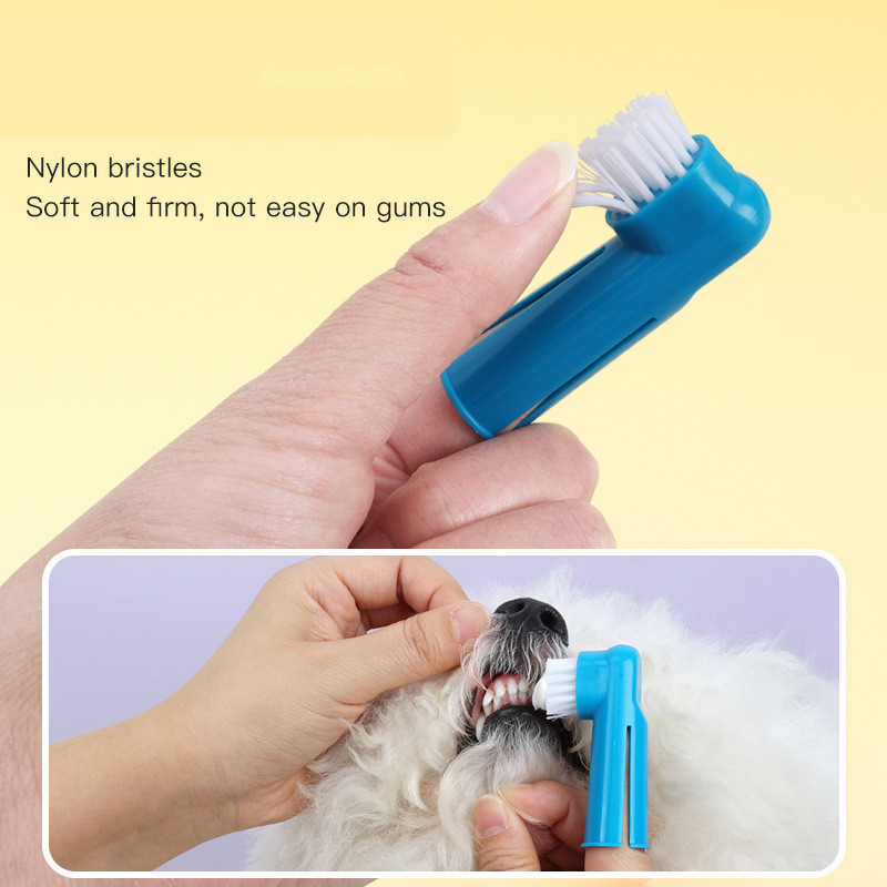 Soft Pet Finger Dog Toothbrush - Teeth Whitening Brush review and price