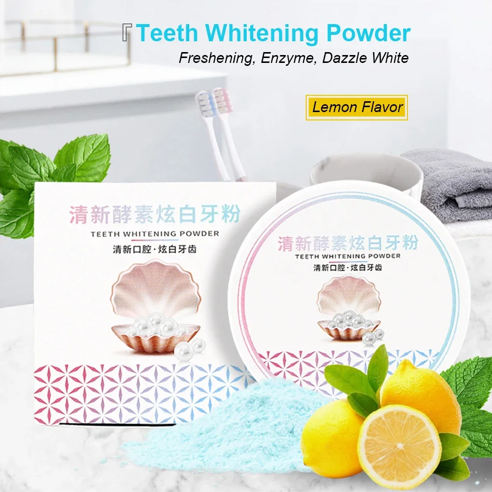 2 Types Teeth Whitening Powder - Teeth Whitening Enzymes review and price
