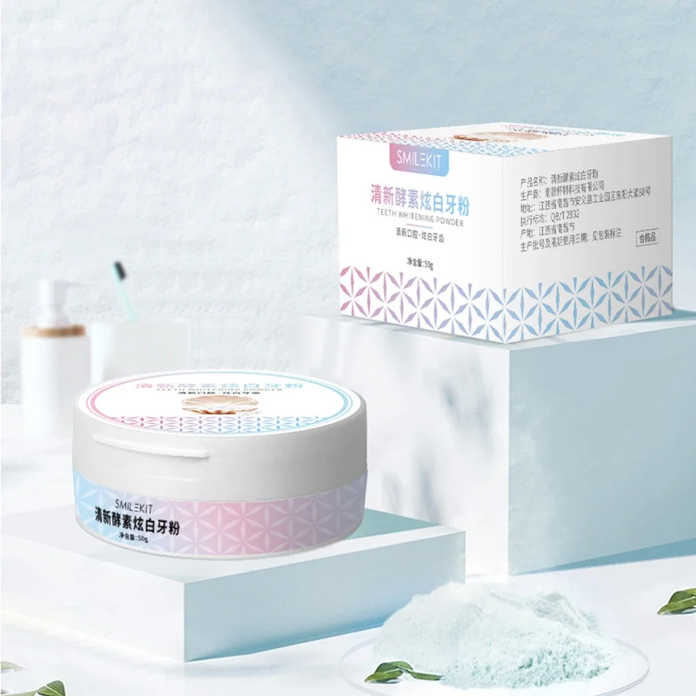 2 Types Teeth Whitening Powder - Teeth Whitening Enzymes review and price