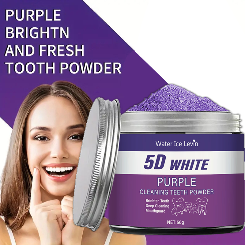 Purple Teeth Whitening Powder, - Teeth Whitening Ingredients review and price