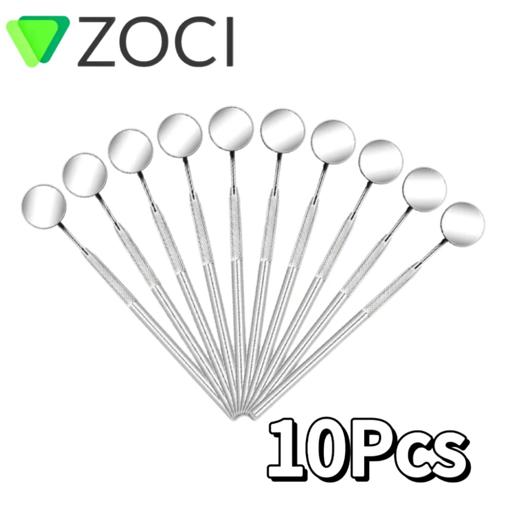 10 Pieces Dental Mirror Stainl - Teeth Whitening Lab review and price