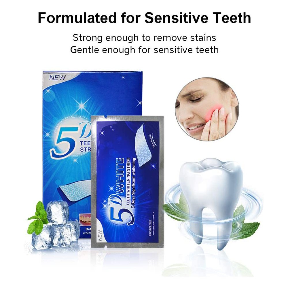 5D White Teeth Whitening Strip - Teeth Whitening Gel review and price