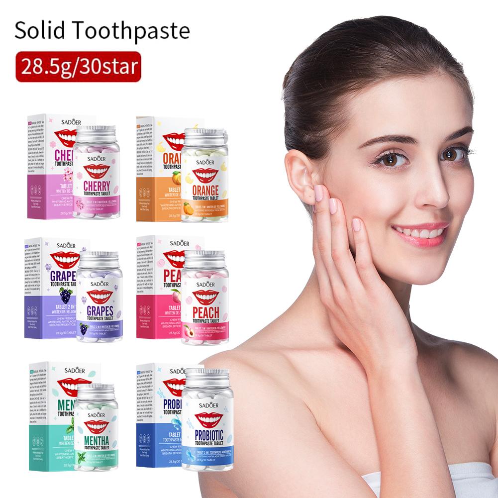 Mint Solid Toothpaste Tablets  - Teeth Whitening Toothpaste review and price